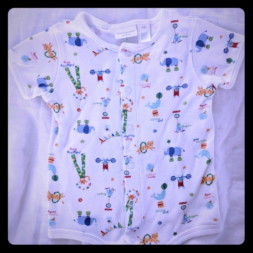 Set of 3 Infant button-up bodysuits